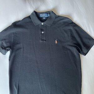 Ralph Lauren Men's Black Polo Shirt